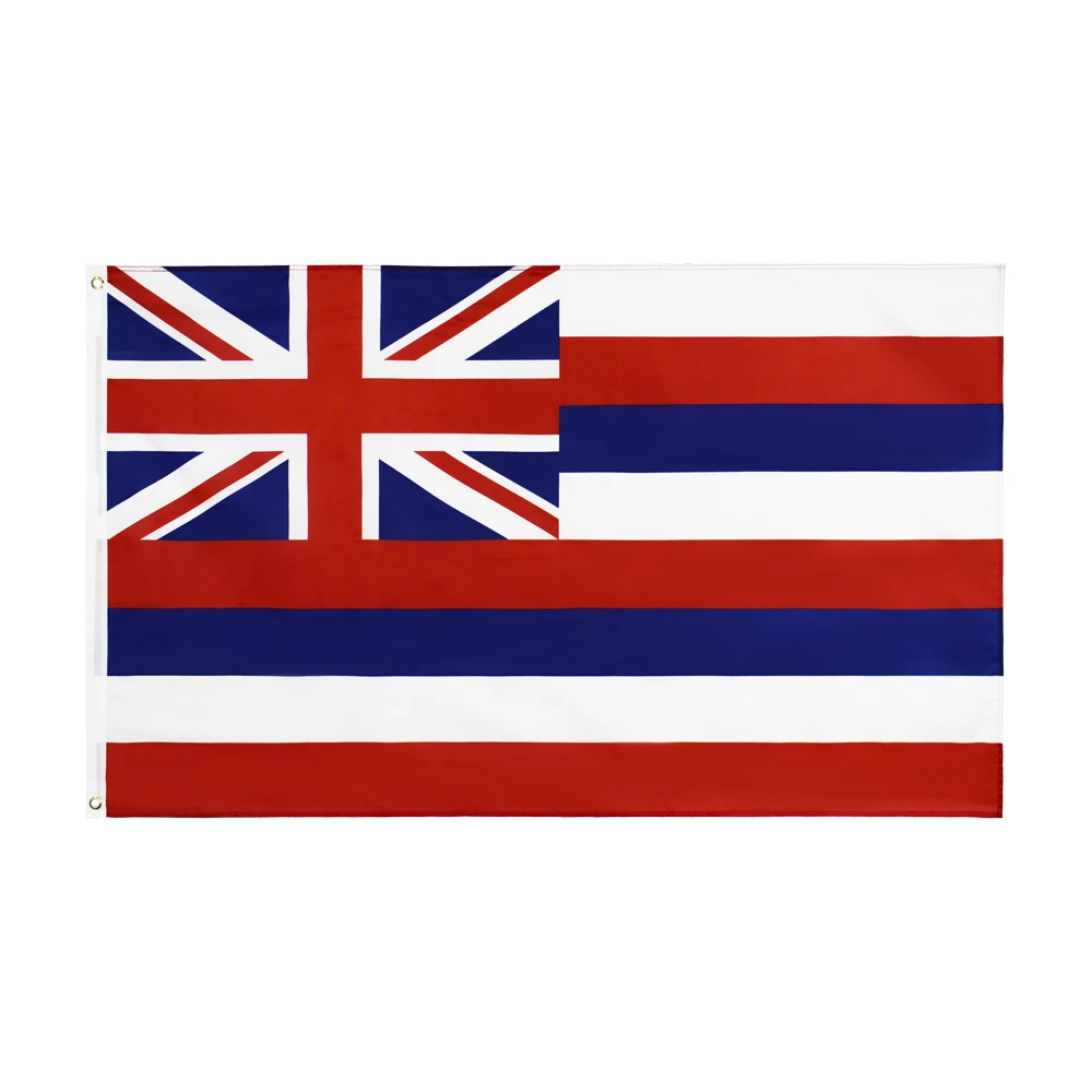 

Гавайский флаг zwjflagshow, 90x150 см, 3x5 футов, ткань из полиэстера, подвесной Гавайский флаг, баннер для украшения