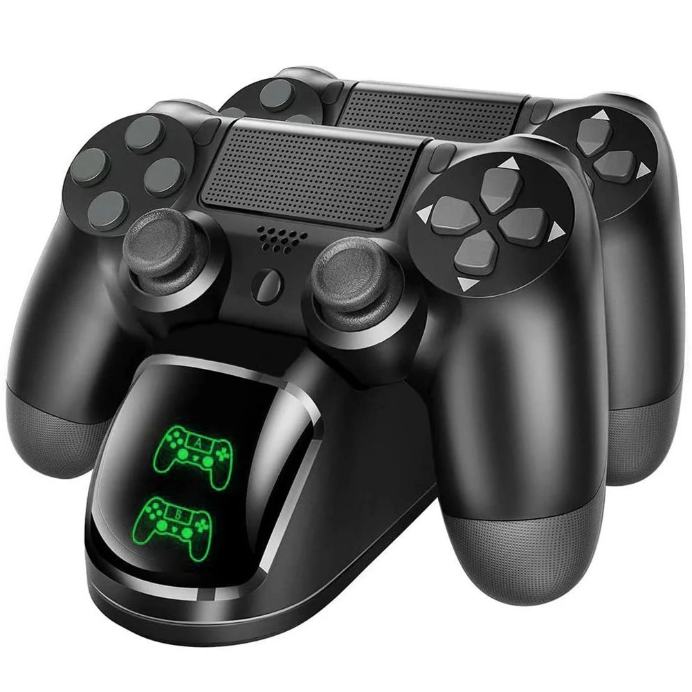 

Controller Charger Dock Dual USB PS4 Charging Stand Station Cradle for Sony Playstation 4 PS4 Slim Controller Joypad Joystick
