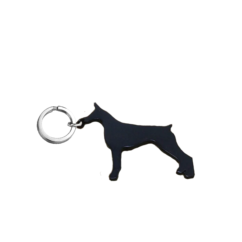 

Drop shipping Doberman Pinscher Key Chain Key ring Handbag Accessories Pet Jewelry Valentines Birthday Gifts for Lovers