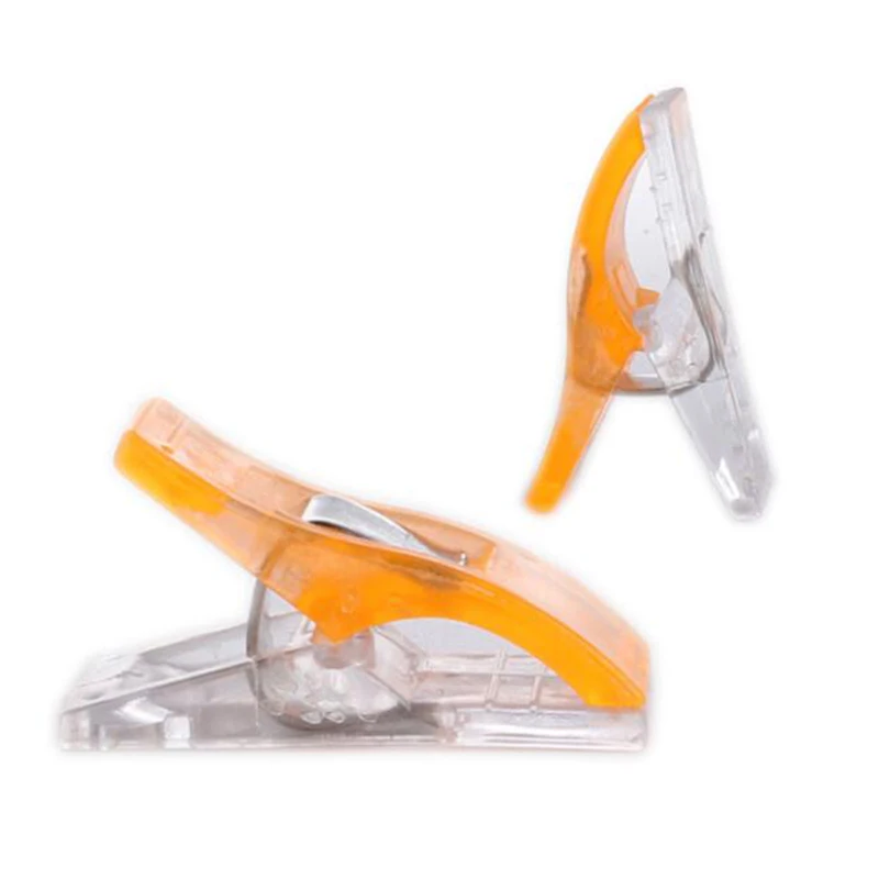 

10 pcs Job Foot Case Multicolor Plastic Clips Fabric Clamps Patchwork Hemming Sewing Tools Sewing Accessories