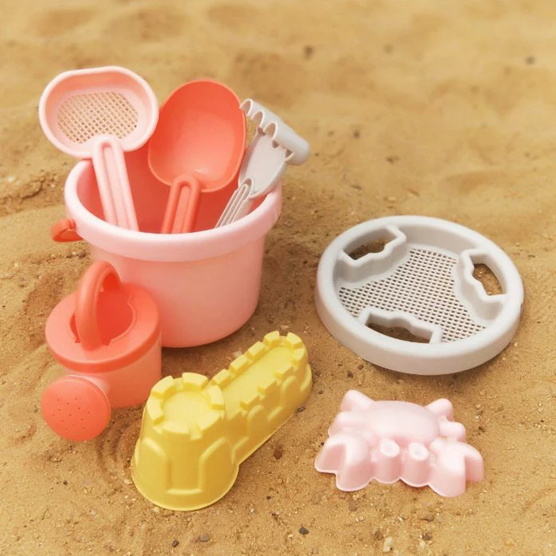 

Набор для игры в ванну, Пляжное ведро, песок, инструмент для игры в воду, детские пляжные игрушки, набор ведра для лопаток, игрушка для рытья в...