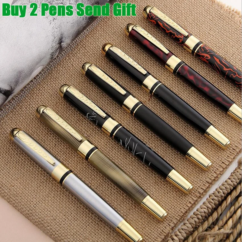 Модный дизайн металлическая шариковая ручка Роскошные деловые мужские письма