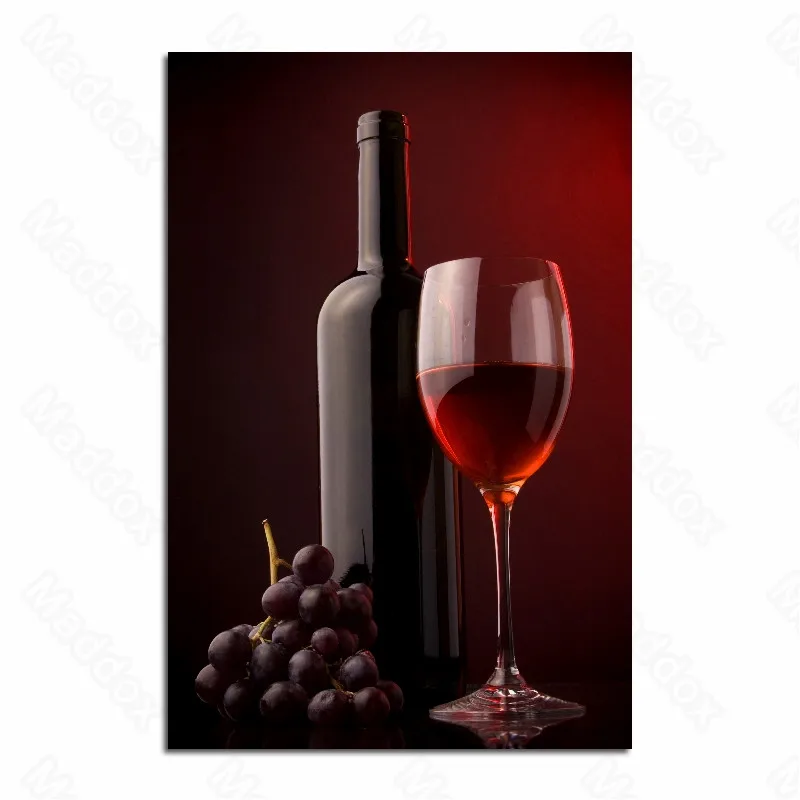 

Waterproof Ink Modern Fashion Light Luxury Creative Personality Wine Glass Bedroom Decorative Painting Murals Hanging Paintings