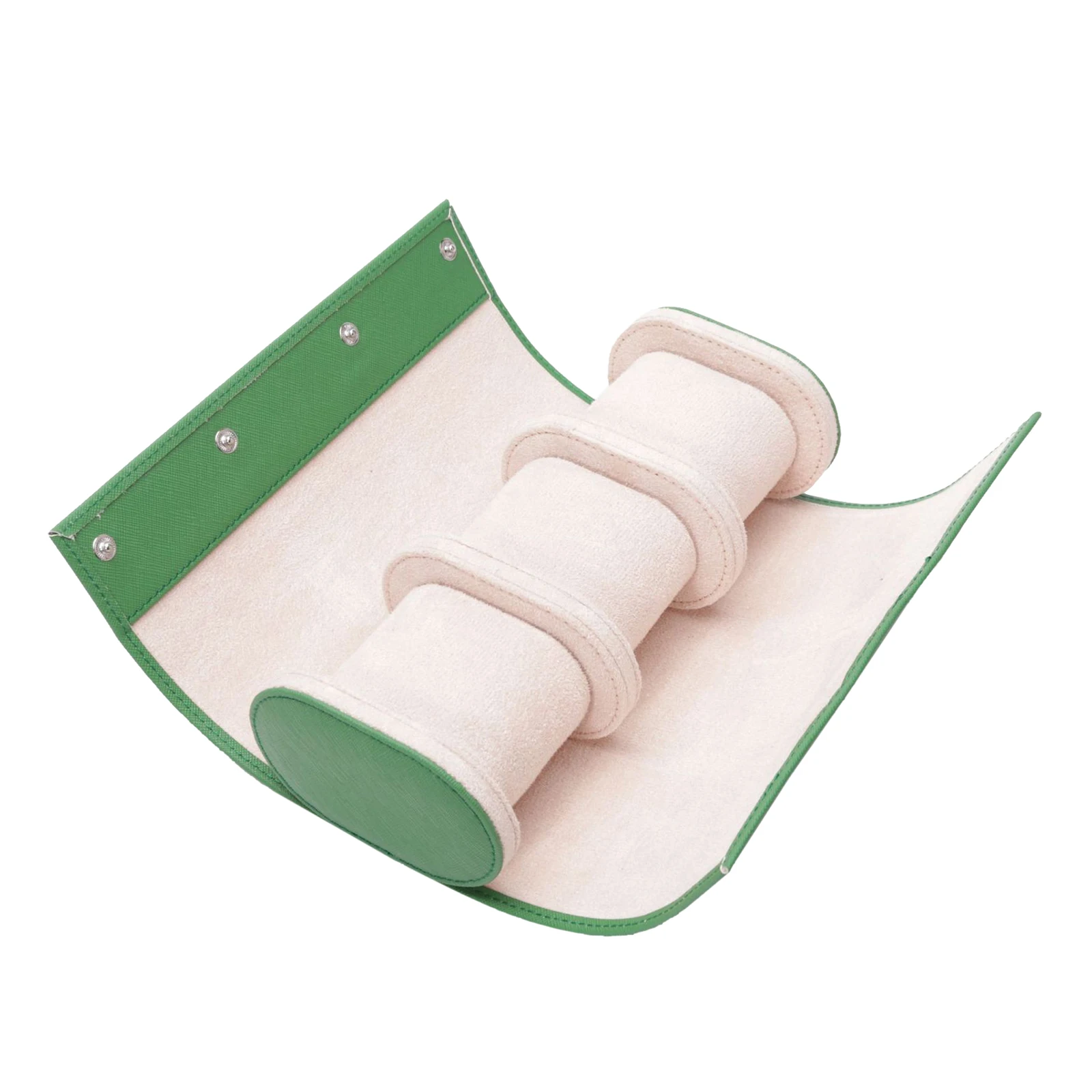 3 слота Портативный PU кожаная коробка для часов рулон хранения Организатор