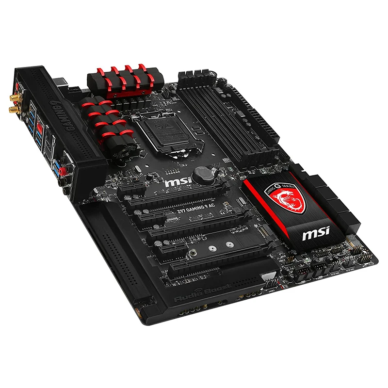 Verkaufen Z97 GAMING 9 AC Für MSI Original Intel Z97 DDR3 Ram LGA 1150 I3 I5 I7 CPU Verwendet PC Gaming Motherboard 32GB 3 × PCI-E X16 3,0 Slots