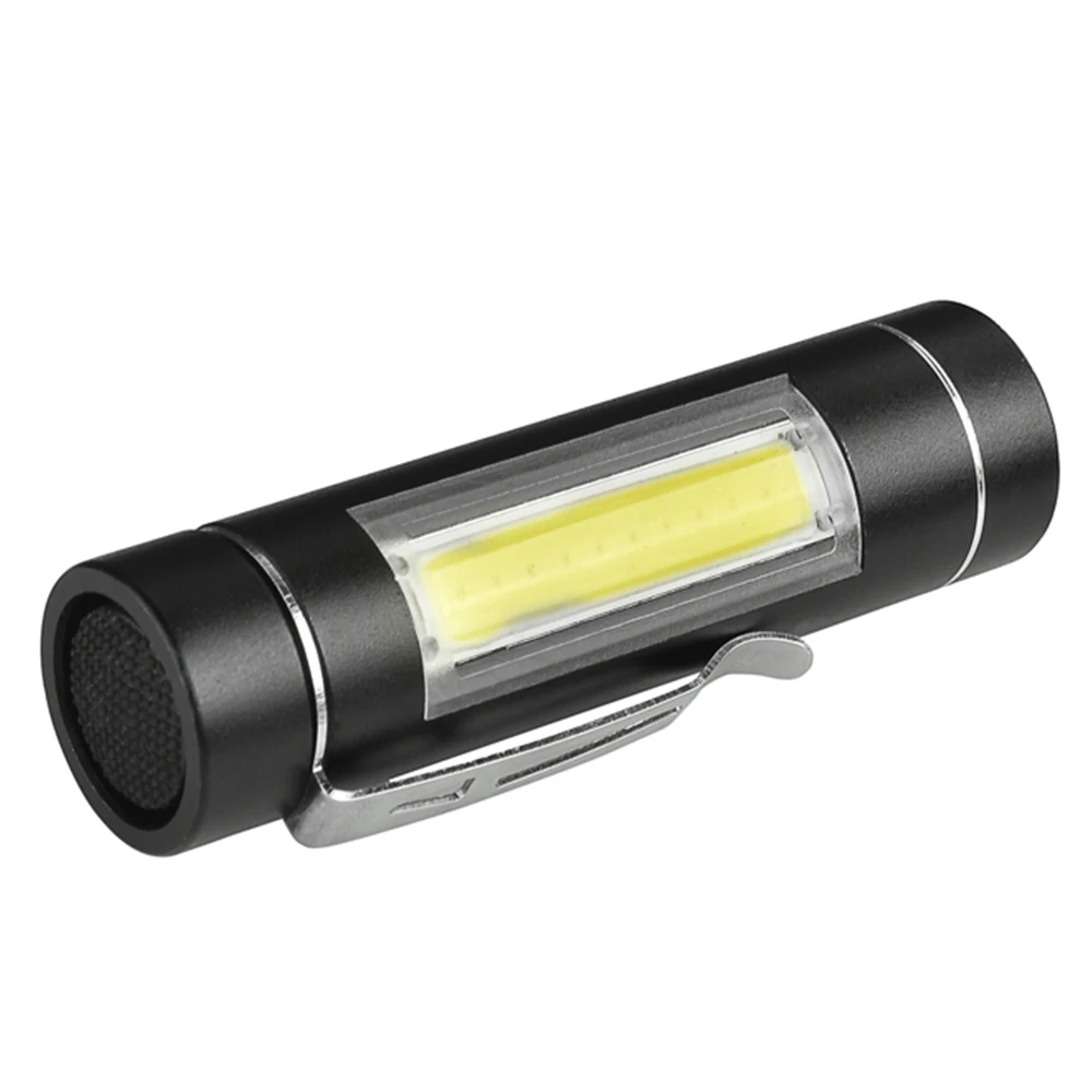 COB светодиодный мини ручка Многофункциональный фонарь светильник работа флэш