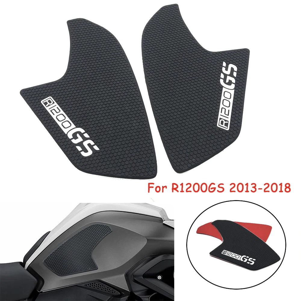 

Motorcycle Anti-Heated Gas Tank Side Grip Traction Knee Protector Sticker Anti Slip Pad For BMW R1200GS R1200 GS LC 2013-2018