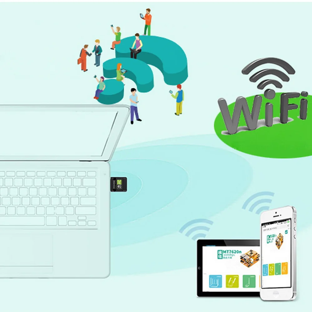 Kebidu USB WiFi адаптер 600 Мбит/с приемник Ethernet сетевой беспроводной для карты AC Dual Band 2 4G