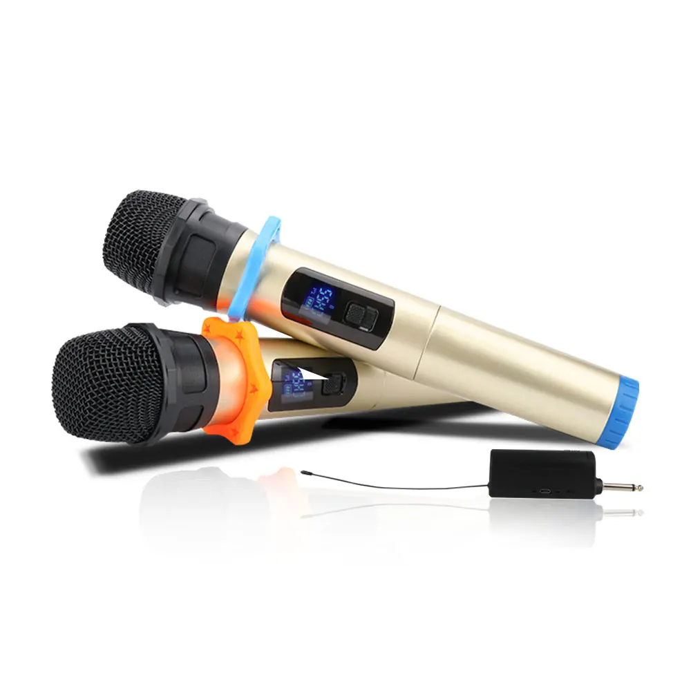 Беспроводной микрофон UHF Ручной громкоговоритель с микроприемником для