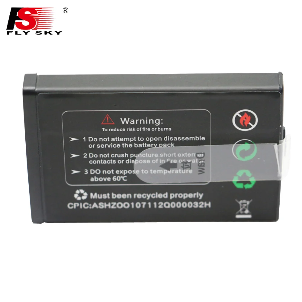 1 шт. RC батарея FS BA1700 3 7 V 1700Mah перезаряжаемая литиевая для i10/GT2B/GT3C/IT4/iT4S|battery 3.7v|3.7v