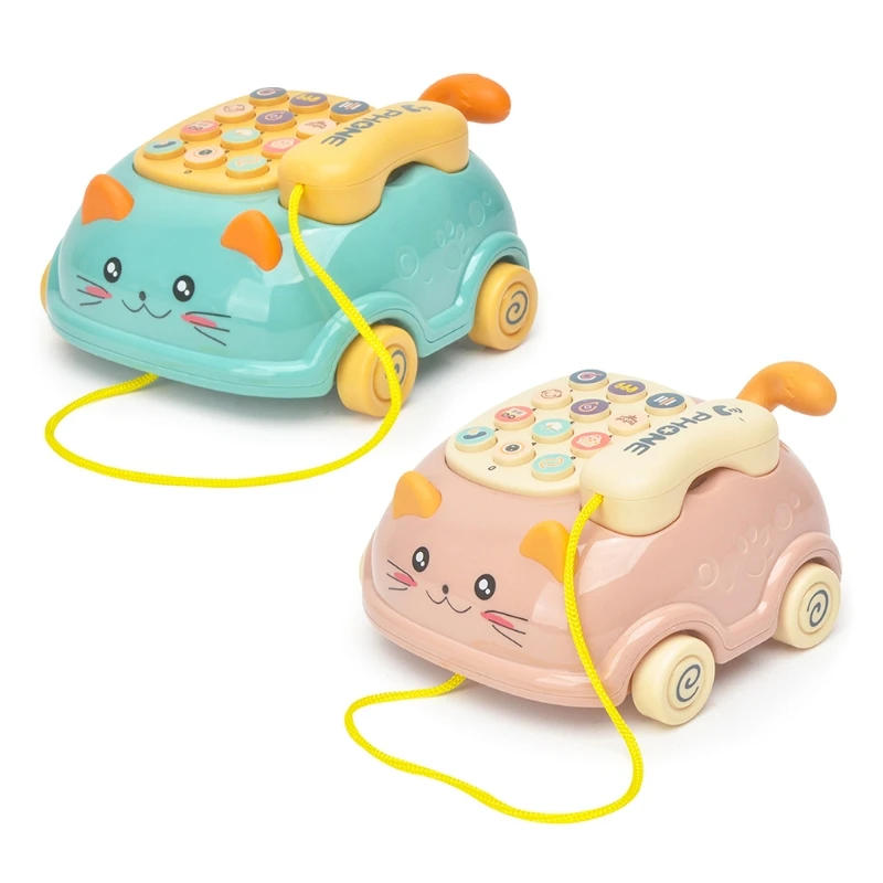 

J60B Многофункциональные Музыкальные игрушки, телефон, игрушка с пианино, музыка светильник, раннее образование, игрушка для телефона, подарк...