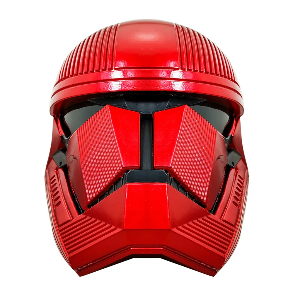 Новые Звездные войны: The Rise Of Skywalk Косплей Sith Trooper красный шлем маска звезда на