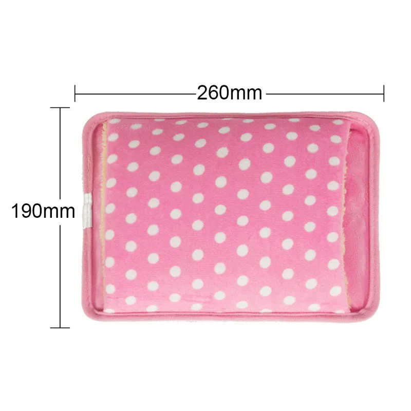 Pink Hoomall большая емкость Милая зимняя теплая бутылка для воды Толстые грелки портативный ручной подогреватель Карманный ручной мешок для ног для горячей воды - Цвет: Pink