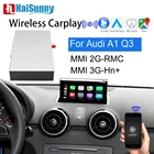 Для Audi A1 Q3 MMI беспроводной декодер CarPlay Поддержка авто мультимедийная навигация камера заднего вида 2011 2012 2014 2015 2016 2017 2018