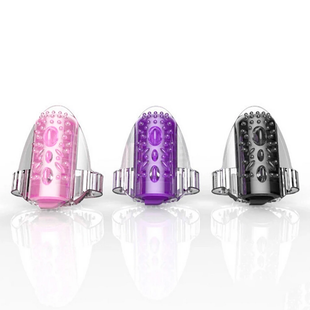 Вибрационный массажер вибратор на палец язык мастурбация мин. для клитора