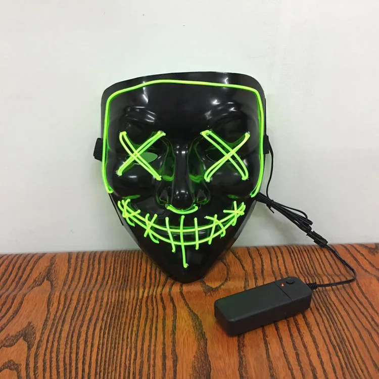 Светящаяся маска призрак шаг танцы Хэллоуин ночь смерти | Тематическая одежда и