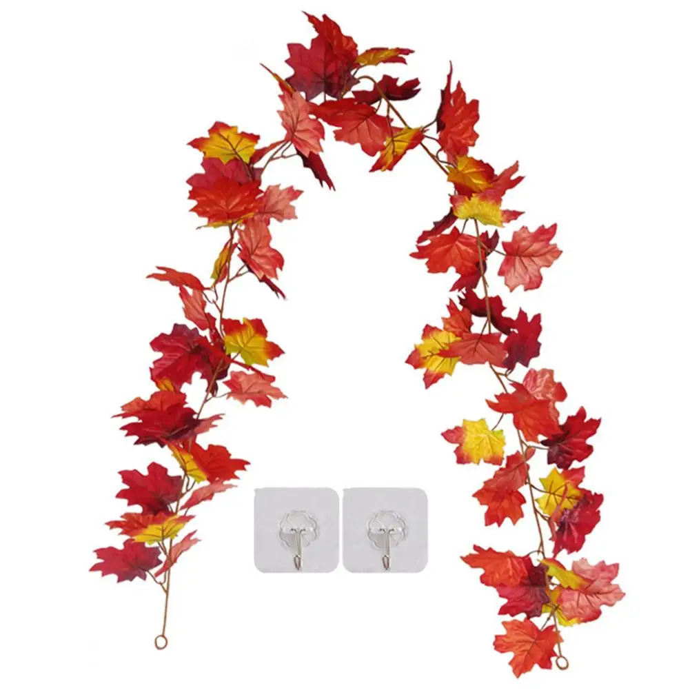 Искусственная лоза из кленового листа 175 см домашний декор для стены