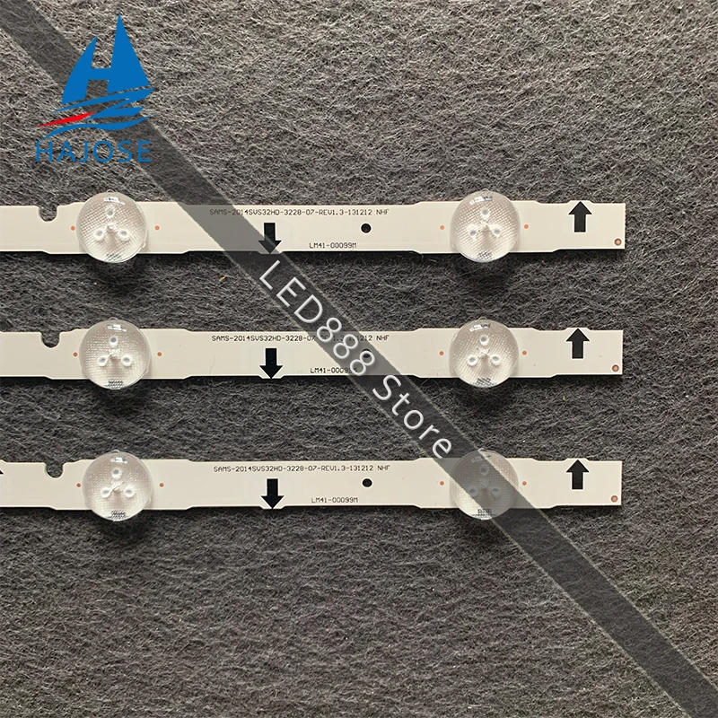 Оригинальный Новый 3 шт. 7 светодиодов 650 мм Светодиодная лента для подсветки