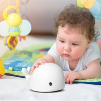 led night light whale rechargeable lamp baby usb cute light dolphin for children