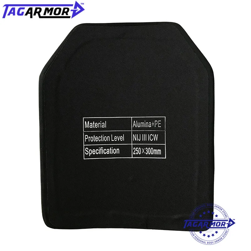 2pc/lot 10x12 Inch Alumina & PE NIJ III ICW Bulletproof Panel Ceramic Ballistic Plate Upgraded IIIA Body Armor | Принадлежности