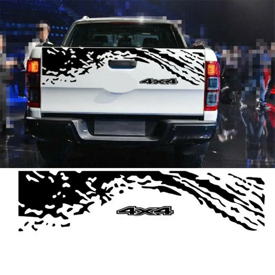 

Auto Body Car Stickers Black Decorative Decals Waterproof 1 Pcs Decoration