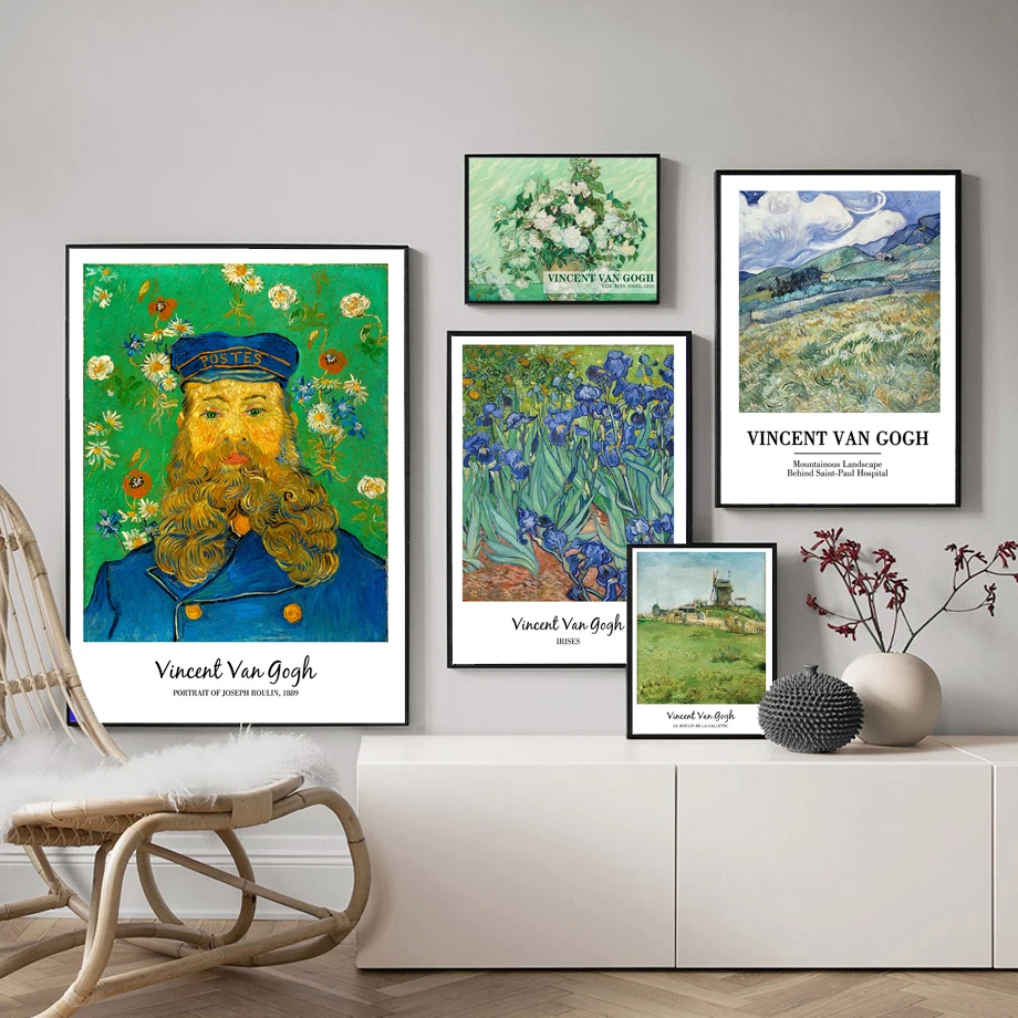 

Abstract Landscape Portrait Canvas Painting Famous Classic Van Gogh Prints And Poster Wall Pictures For Living Room Home Decor