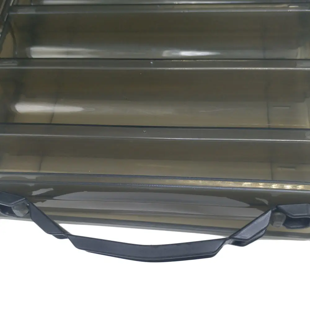 Double Side 14 Compartments Fishing Lure Box for Minnow Shrimp Bait Metal Spoon Lures Storage Case Container Outdoor Fish Tool | Спорт и