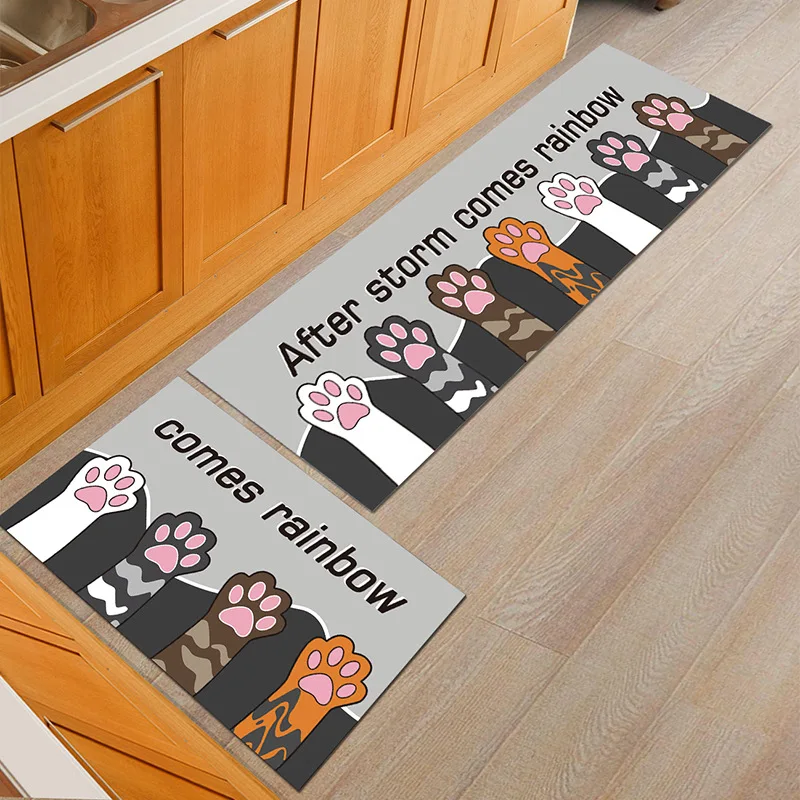 Европа 3D печать ковер для Гостиная Кухня ковров Коврик прихожей Нескользящие