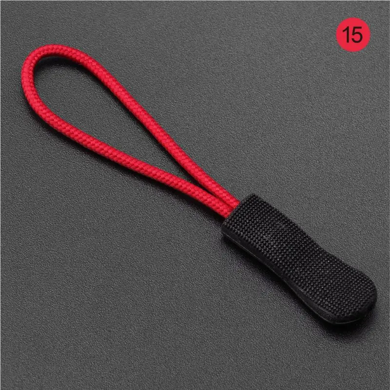 

10 Bag Accessories Zipper Pull Cord Zip Puller Tab Fastener Slider Replacement