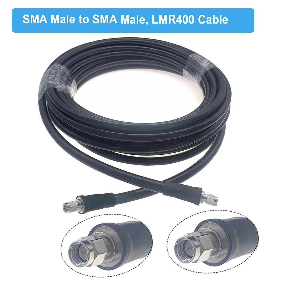 LMR400 кабель SMA разъем для Вилочная часть разъема 50 Ohm 50-7 низкие потери коаксиальный