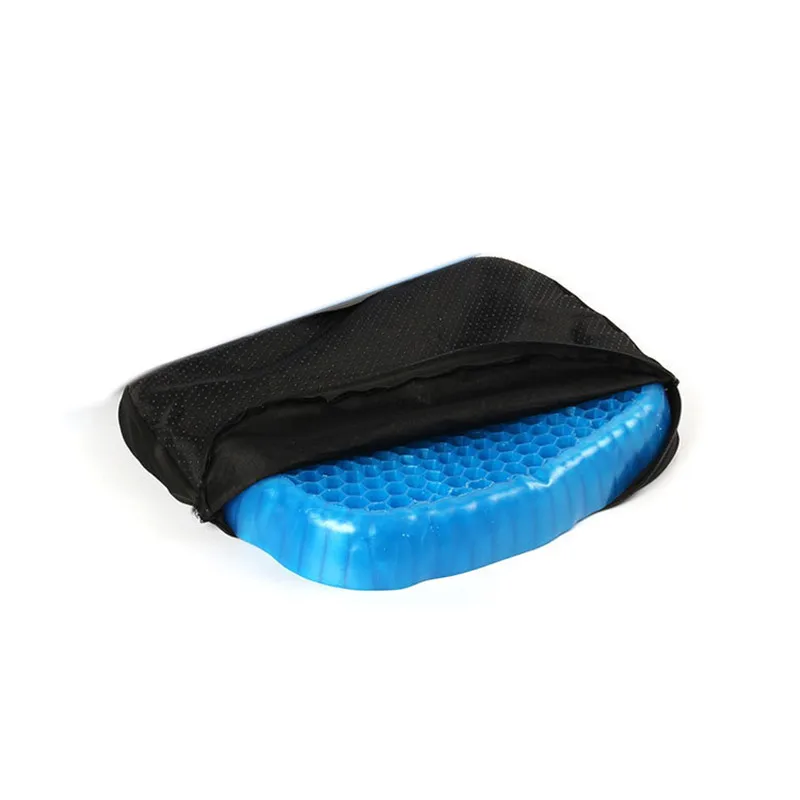 Гибкий лед гелевая охлаждающая Подушка для сидения с черной нескользящей
