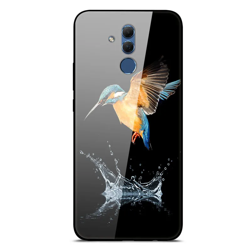 Mate 20 Lite чехол для huawei mate 20 Lite чехол s 6,3 силиконовый бампер из закаленного стекла+ Жесткая задняя крышка из поликарбоната чехол для телефона s Coque - Цвет: 23