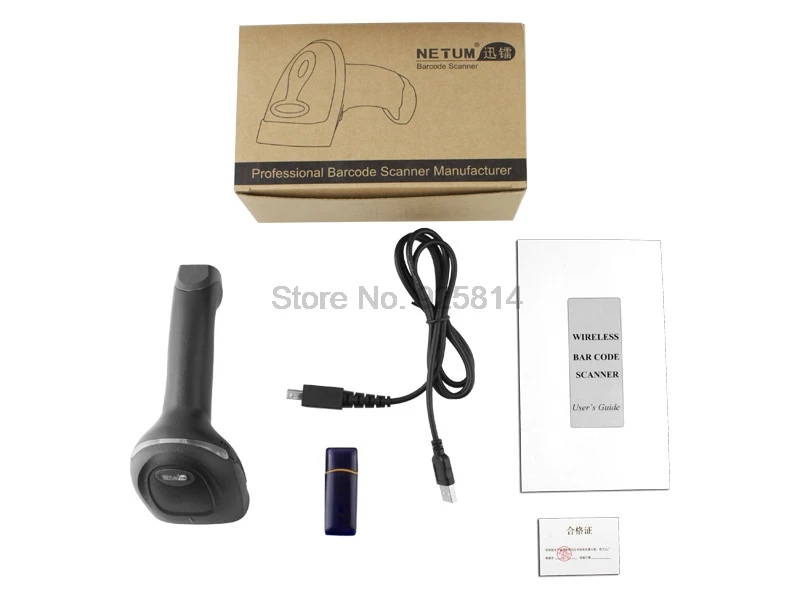 by dhl or ems 50pcs F8 Wireless Auto Sense 1D Laser Barcode Scanner Support Windows Android iOS OS System | Компьютеры и офис
