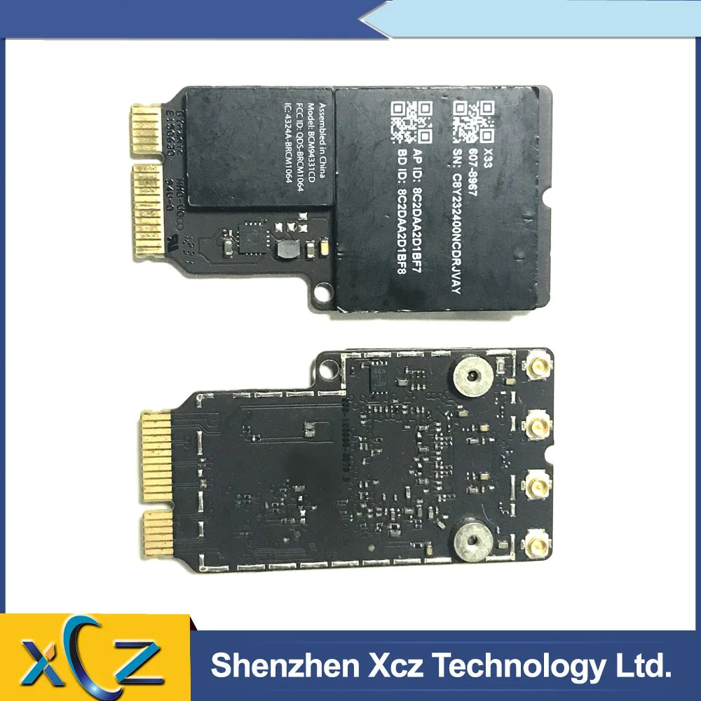 Original |Airport Car for Broadcom BCM4331 BCM94331CD FOR iMAC A1418 A1419 802.11a/b/g IEEE Wifi + Bluetooth 4.0 mini PCI-E Card |