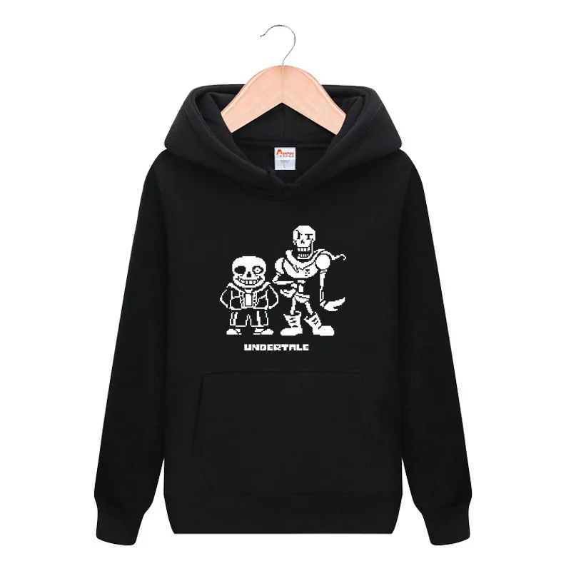 Куртка на молнии с капюшоном Undertale Sans Frisk Papyrus модная уличная толстовка Мужской