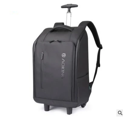 Мужские дорожные рюкзаки с колесами мужской деловой Рюкзак тележка сумка для
