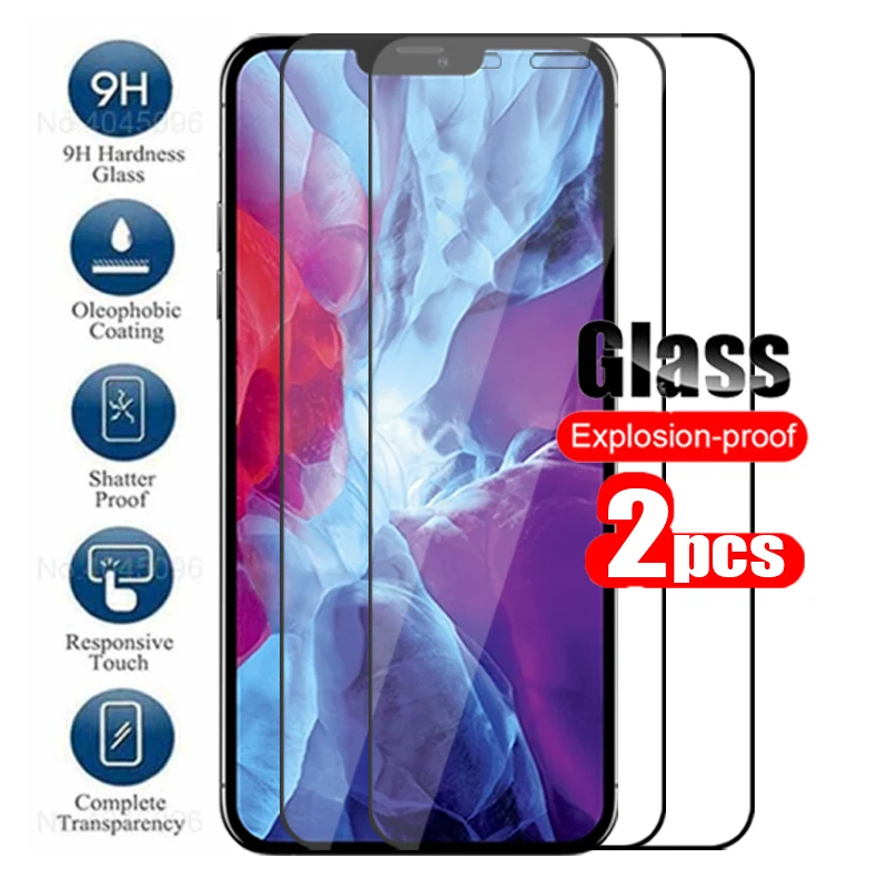 2 шт. полное покрытие для iphone12 pro max стекло iphone 12 mini aifon promax tempred Защитная пленка