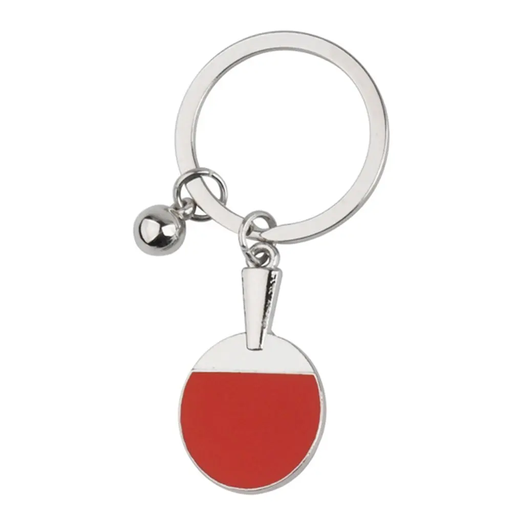 Брелок для ключей спортивный брелок в виде мяча настольного тенниса и пинг понга