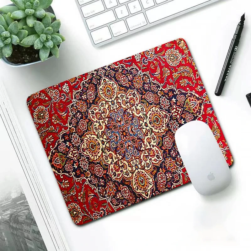 

Persian Carpet Small Gaming Mouse Pad 180x220/200X250mm Mousepad Gamer Computer Desk Mat Pad Gamer Mouse Mat for PC