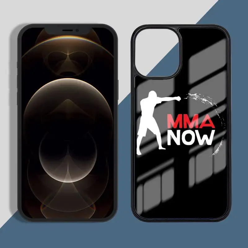 

Design The Mma Logo Phone Case PC for iPhone 11 12 pro XS MAX 8 7 6 6S Plus X 5S SE 2020 XR