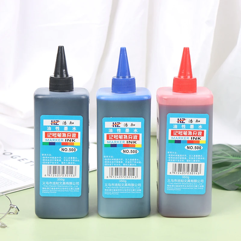 

500ml Permanent Dry Graffiti Oil Marking Pen for Marking Pen to Add Ink Smooth oily ink supplement