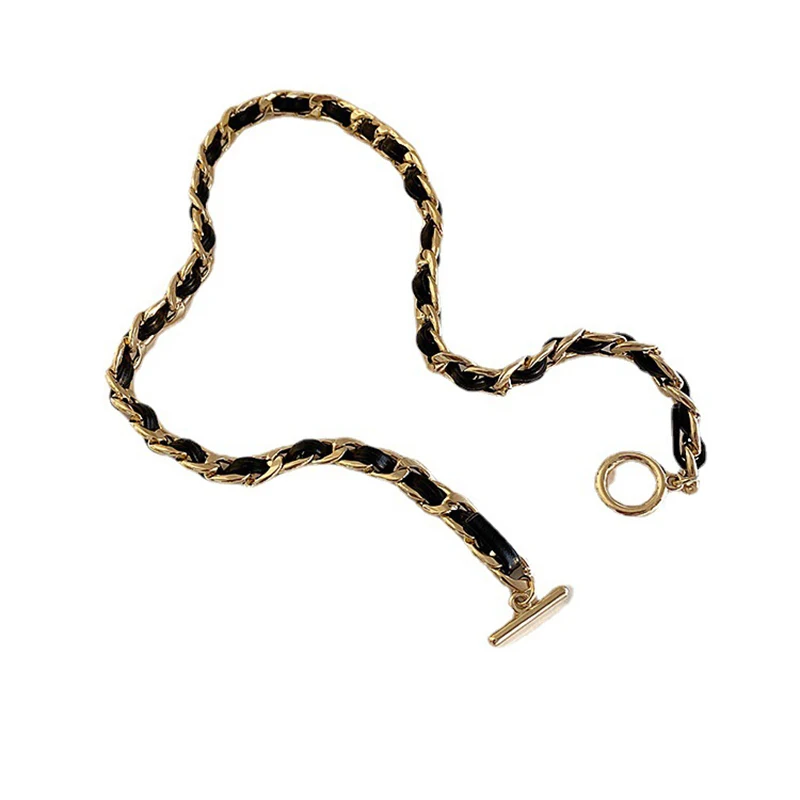 Роскошное ожерелье-чокер Z291 из нержавеющей стали оригинального качества |