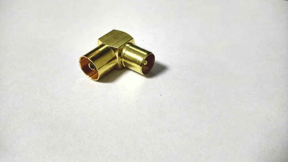 20pcs brass IEC PAL DVB T TV plug male to female adapter connector New | Обустройство дома