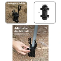 awning rod holder effective durable high strength canopy pole holder with large aperture canopy pole holder for camping