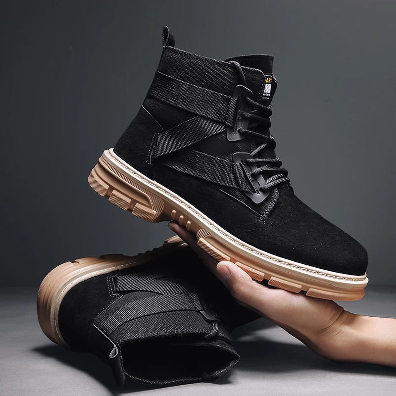 Men Hiking Shoes winter boots Waterproof Breathable Tactical Combat Boots Desert Training Sneakers Shoes Men Anti-Slip Trekking