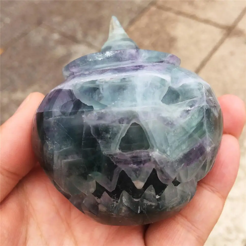 1 шт. AAAA натуральная семь искусственных элементов ручная резная Хрустальная