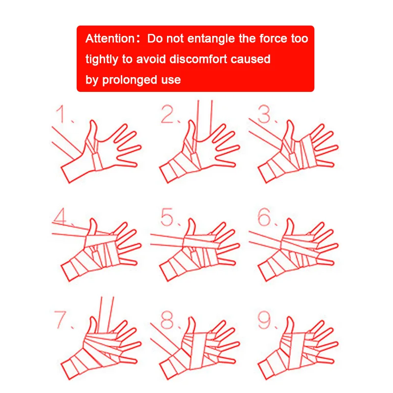 Профессиональные повязки для рук хлопковые обертывания 5 м/2 м боксерских