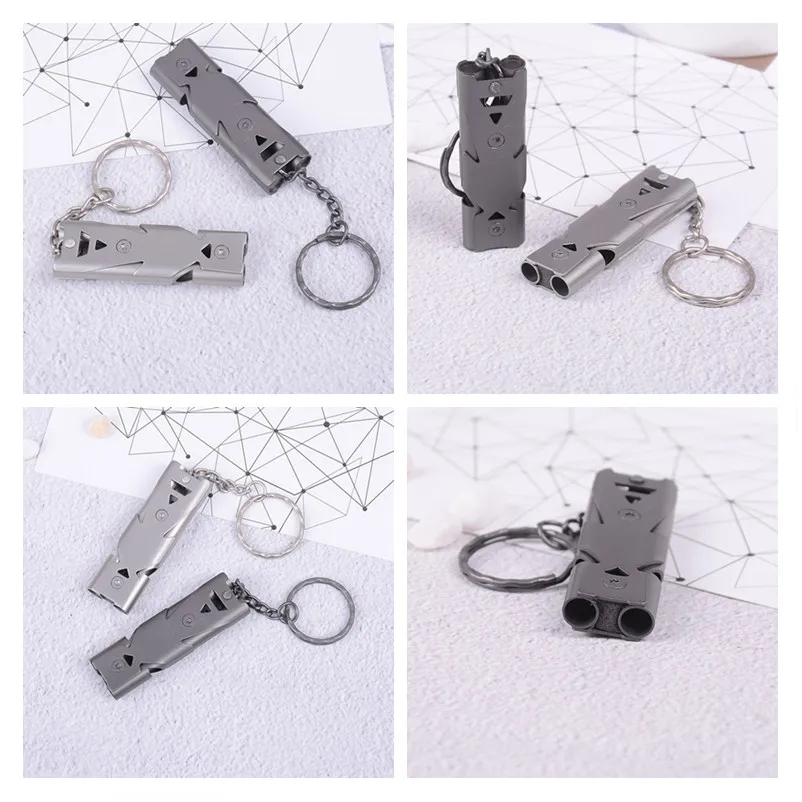 Gmarty двойной трубы высокой децибел из нержавеющей стали открытый свисток для