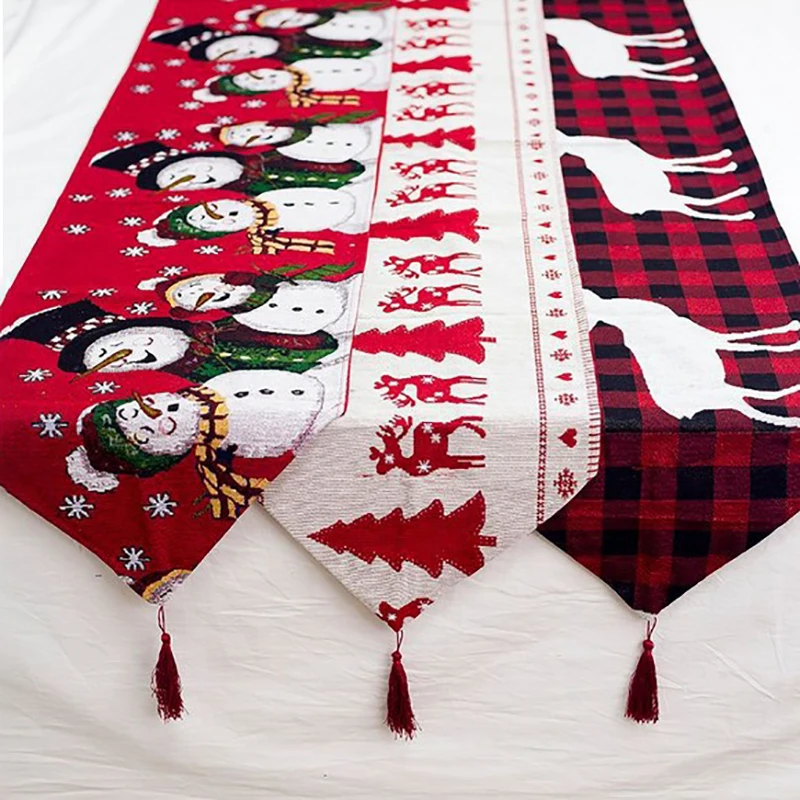 Хлопковая льняная скатерть с милым рисунком для украшения дома вечерние дьбы