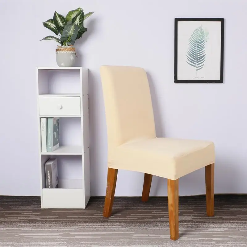 Чехол для стула из молочного шелка эластичная наполовину сумка банкета Женский